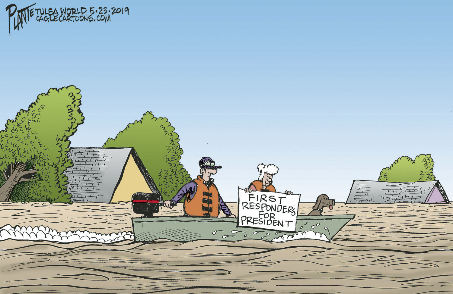 Bruce Plante Cartoon: New Presidential Hopeful